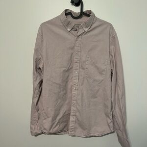 Everlane Men's Light Pink Casual Button-Down Shirt
